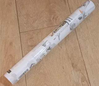 Papel pintado floral autoadhesivo