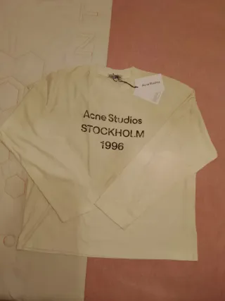 Camiseta Acne Studios Stockholm 1996 Beige