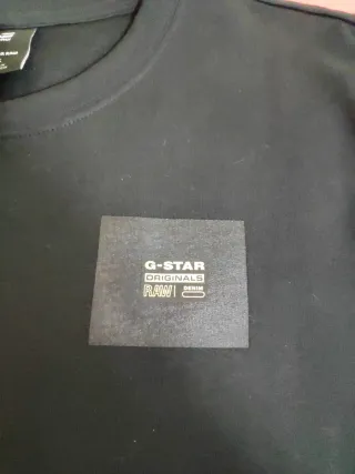 Jersey G-Star RAW Negro Hombre Manga Larga