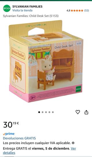 Sylvanian Families Escritorio Infantil