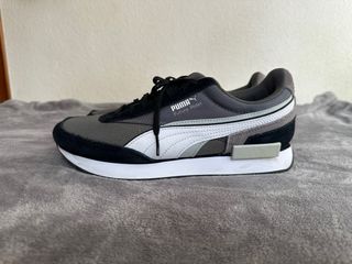 Zapatillas Puma Future Rider grises y negras