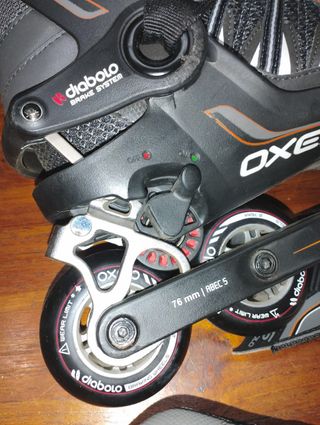 Patines Oxelo T44 + Accesorios Protección