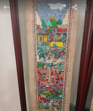 4 Papiros antiguos decorativos