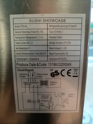 Vitrina Refrigerada Exhibidora