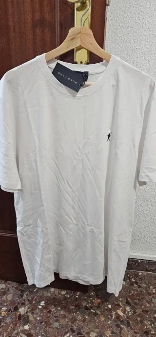 Camiseta Polo Club Blanca Talla XXL