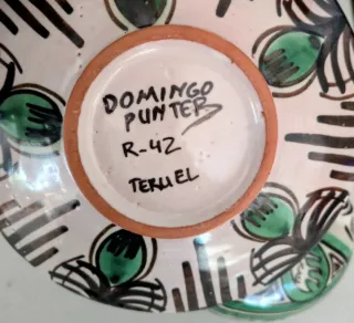 Botijo Domingo Punter pintado a mano