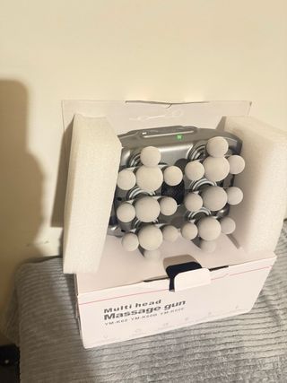 Masajeador Multi-Cabeza Gris