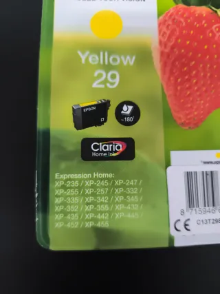 Tinta Epson Yellow 29 Claria Home Ink
