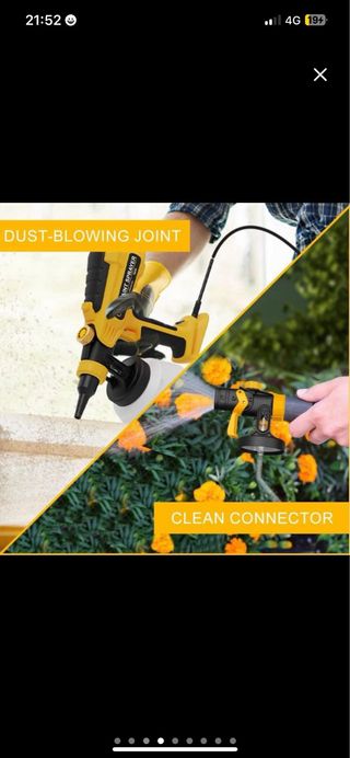 NUEVA Pistola Pintura Eléctrica HVLP 700W