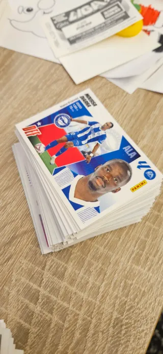 86 cromos de fútbol Panini