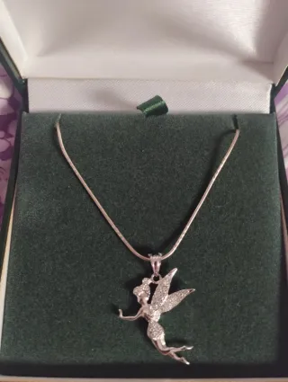 Colgante Hada Plata de Ley 925 con Cadena