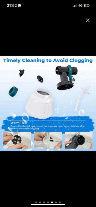 NUEVA Pistola Pintura 800W 1200ml