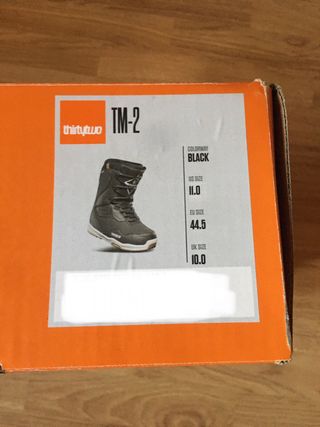 Botas Snowboard Thirtytwo TM2 Talla 11 Nuevas