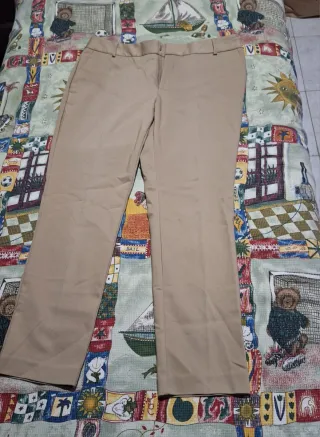 Pantaloni donna beige taglia XL