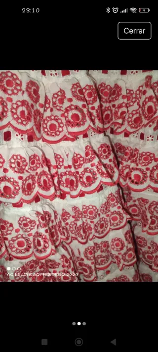 Traje de flamenca niña 3 años 98 cm