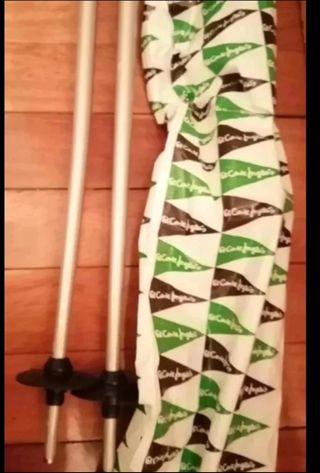 Palos de Ski Nieve 125 cm.  1 vez usado una puesta