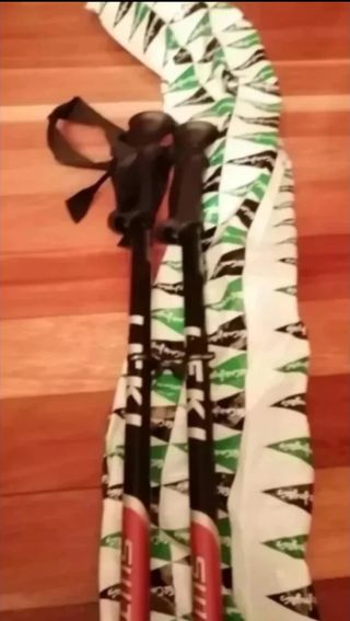 Palos de Ski Nieve 125 cm.  1 vez usado una puesta