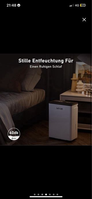 NUEVO Deshumidificador 12L 32dB