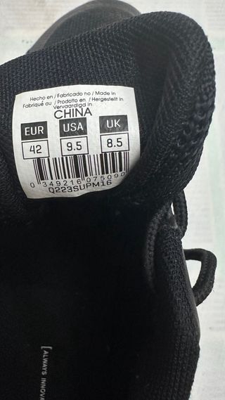 Zapatillas deportivas hombre negras