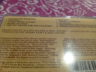 CD : Neil Young - Harvest (1972)