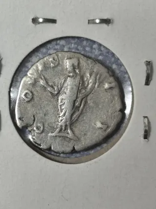 Denario Marco Aurelio Plata Antigua