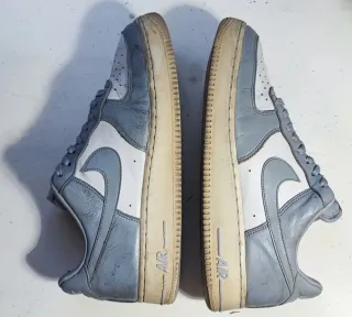Nike Air Force 1 bicolore grigio/bianco