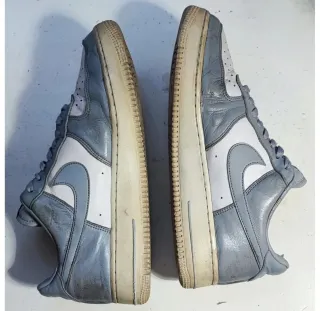 Nike Air Force 1 bicolore grigio/bianco
