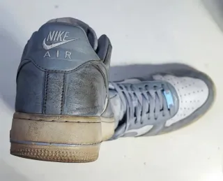 Nike Air Force 1 bicolore grigio/bianco