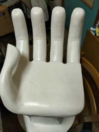 Sedia artigianale mano legno