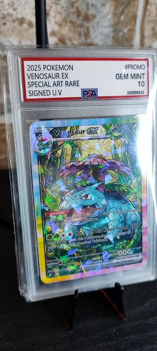 Pokémon Venosaur ex SAR firmato UV