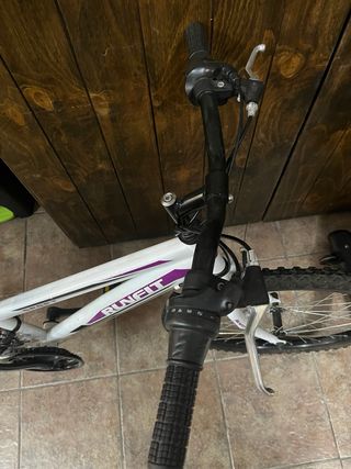 Bicicleta RUNFIT SPORT Blanca y Morada