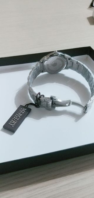 Orologio Donna Mercury Argento Bianco Nuovo