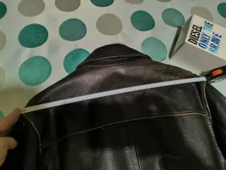 Cazadora Cuero Zara Marrón Talla L