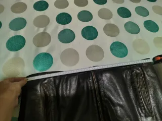 Cazadora Cuero Zara Marrón Talla L