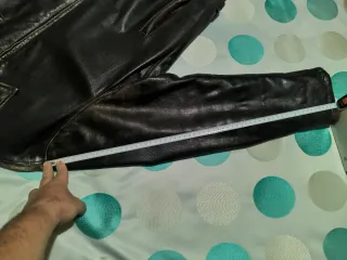 Cazadora Cuero Zara Marrón Talla L