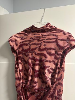 Vestido estampado Redondo Brand