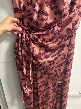 Vestido estampado Redondo Brand