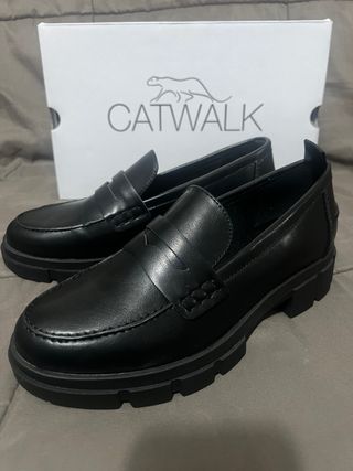 Zapatos Catwalk Mujer Talla 38 Negros