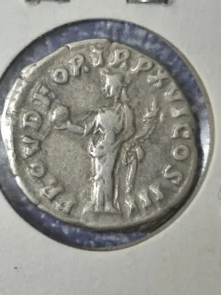 Denario Marco Aurelio Plata Antigua Romana