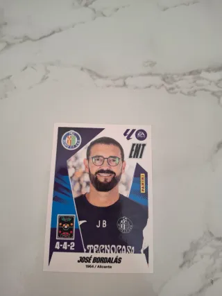 Cromo Liga Panini José Bordalás