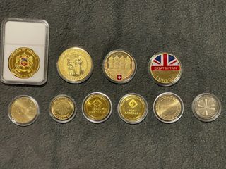 Pack medallas conmemorativas