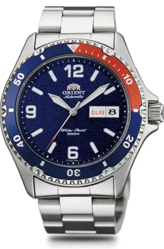 Reloj Orient Mako Azul y Plateado