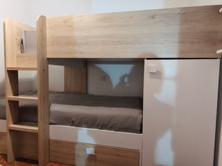 Litera juvenil tren 2 camas