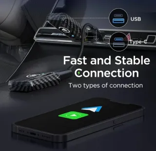 Adaptador CarPlay Inalámbrico MSXTTLY Nuevo