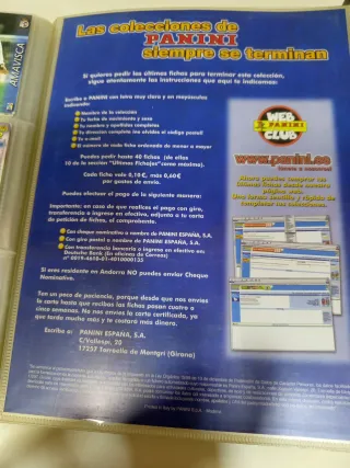 Colección Cromos Panini Liga 2002-2003