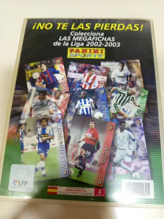 Colección Cromos Panini Liga 2002-2003
