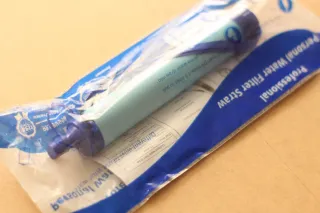 Mini Filtro de agua portátil potabilizador.