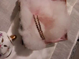 Bracciale tennis doppio giro rigido donna rosa