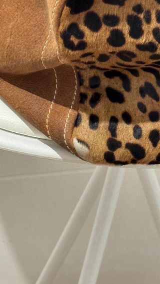 Bolso CH Piel Marrón y Animal Print