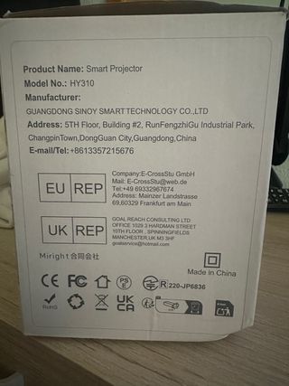 Proyector MAGCUBIC Multimedia 4K Wi-Fi 6